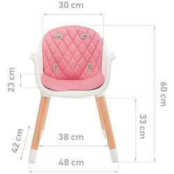Стул для кормления 2в1 Baby Tiger Tini (Pink) Thumb