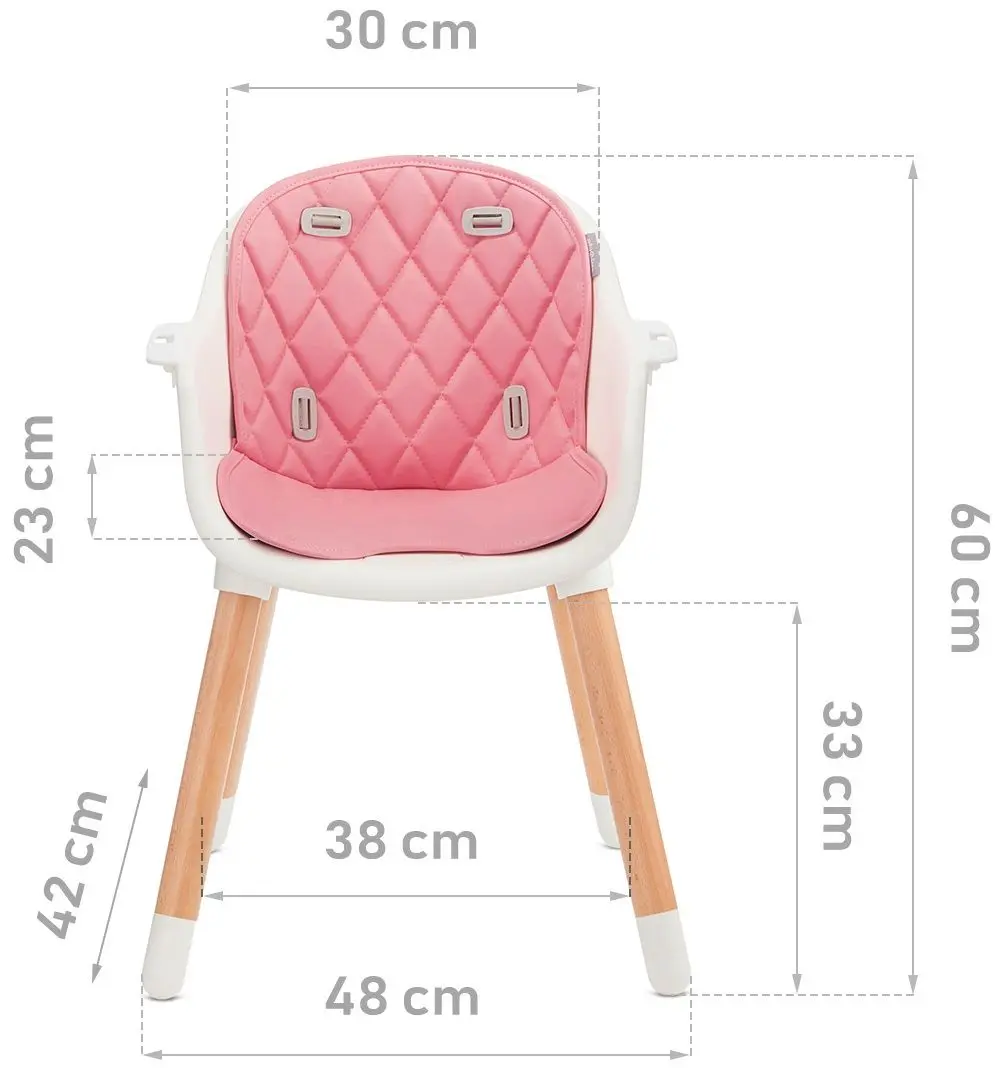 Стул для кормления 2в1 Baby Tiger Tini (Pink) - 10
