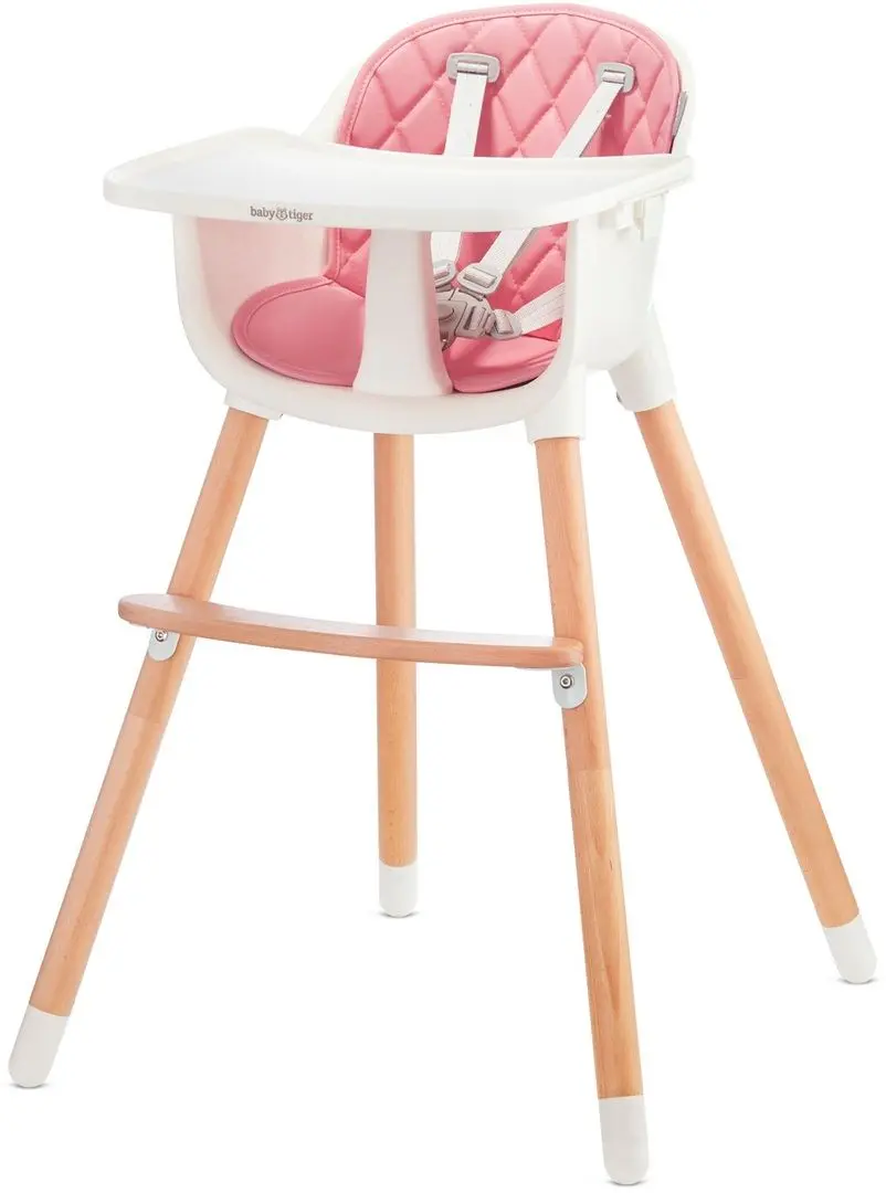 Стул для кормления 2в1 Baby Tiger Tini (Pink)