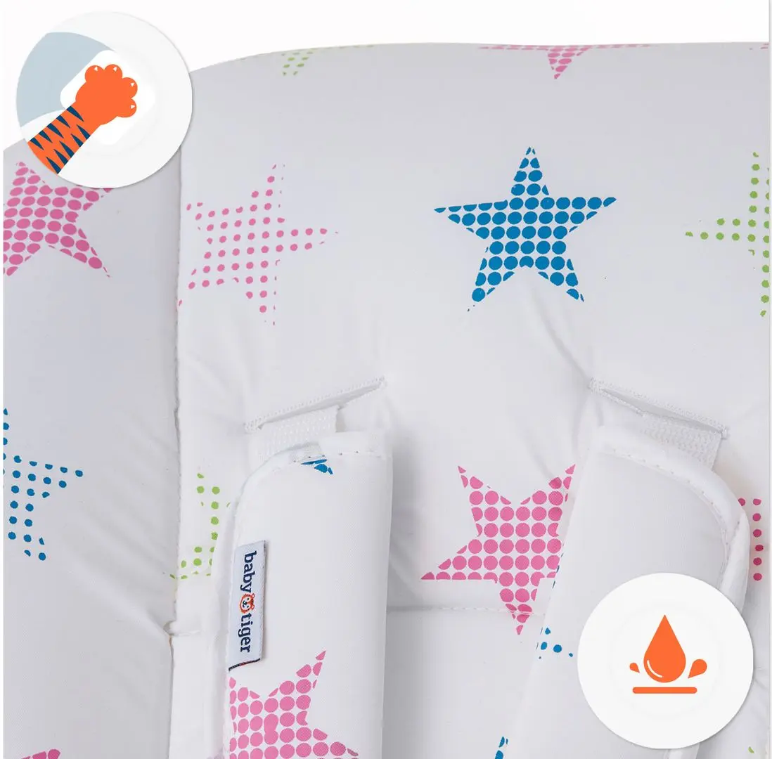 Scaun pentru hranire Baby Tiger Benji (Pink) - 7