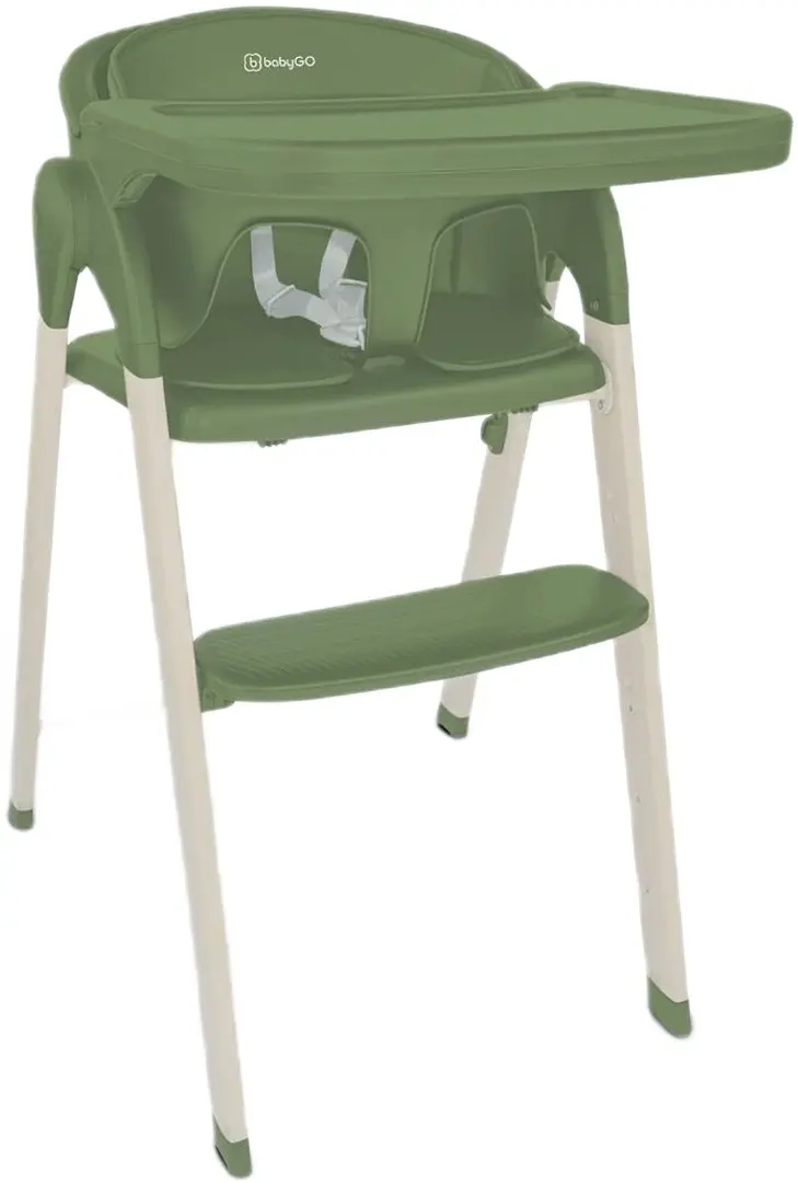 Scaun pentru hranire 3in1 BabyGo Levels (Khaki)