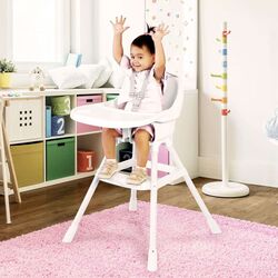 Scaun pentru hranire BabyGo Simple (White) Thumb