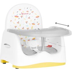 Scaun pentru hranire Badabulle Home and Go Sun (White/Yellow) Thumb