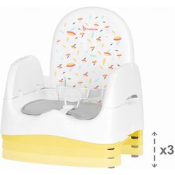 Scaun pentru hranire Badabulle Home and Go Sun (White/Yellow) Thumb