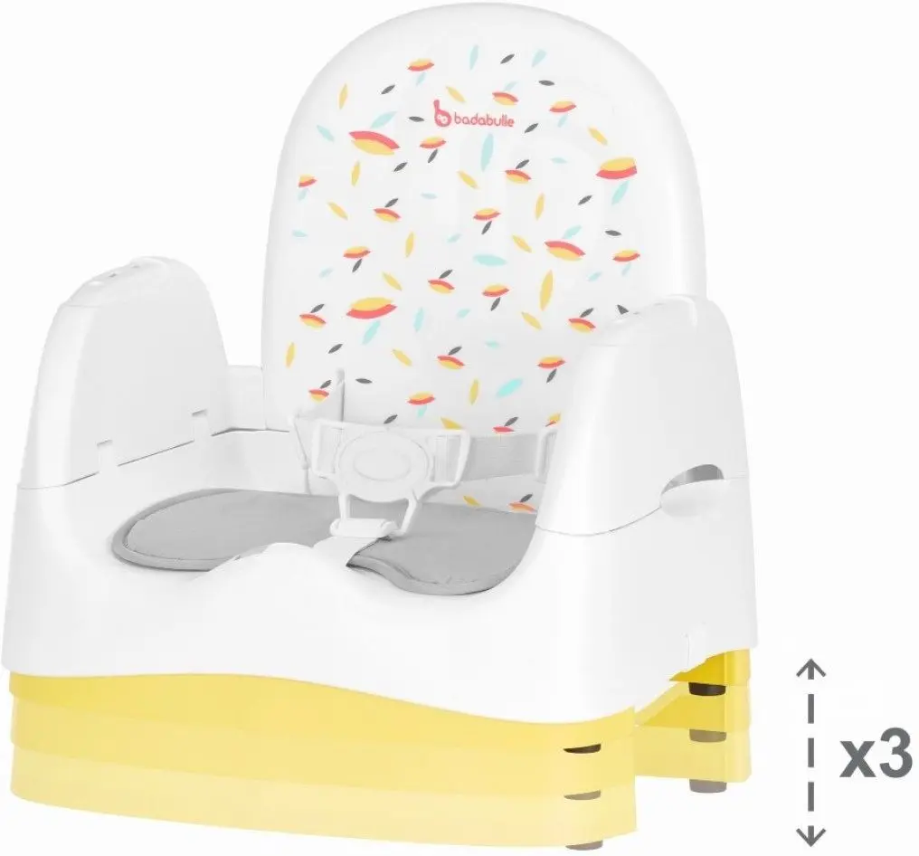 Scaun pentru hranire Badabulle Home and Go Sun (White/Yellow) - 3