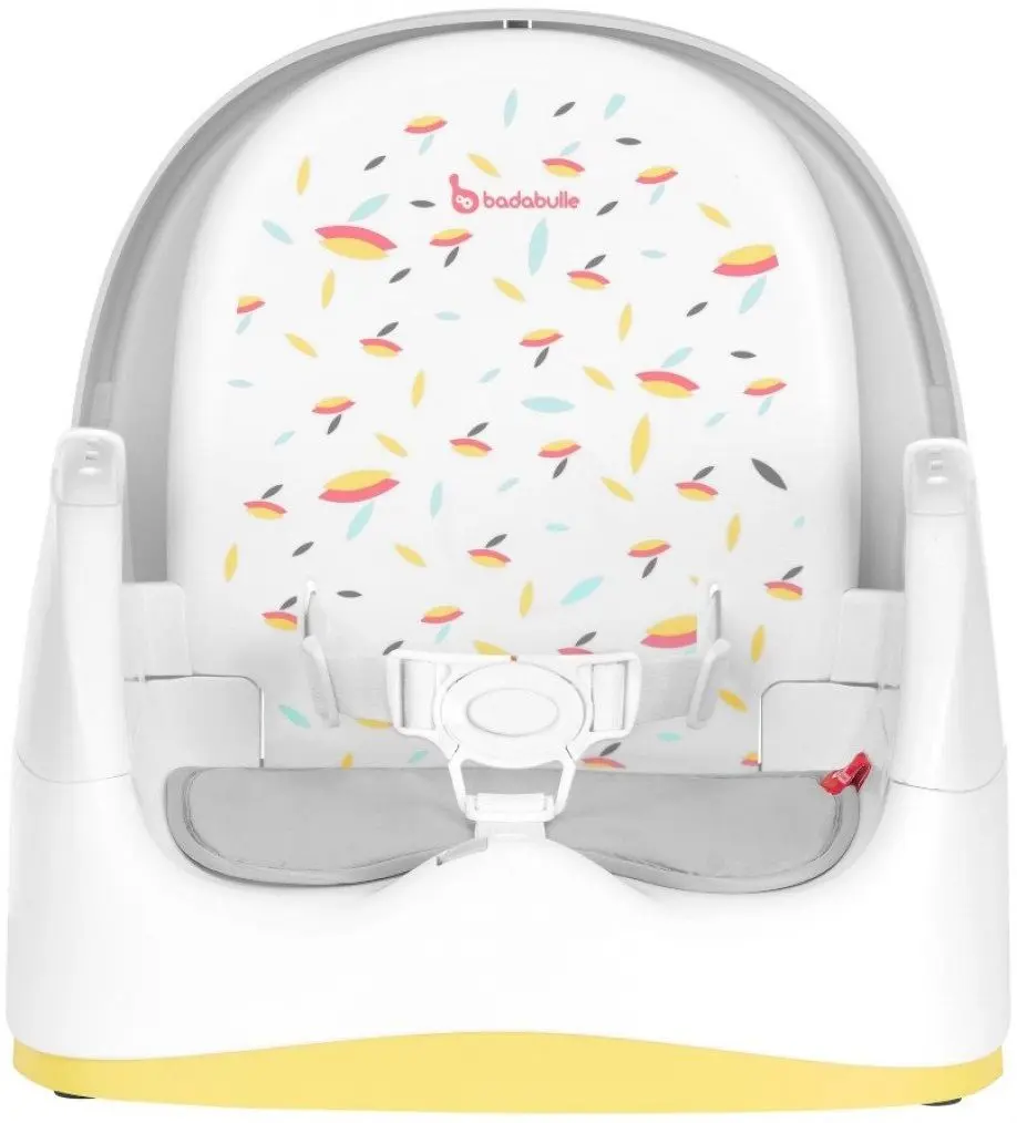 Scaun pentru hranire Badabulle Home and Go Sun (White/Yellow)