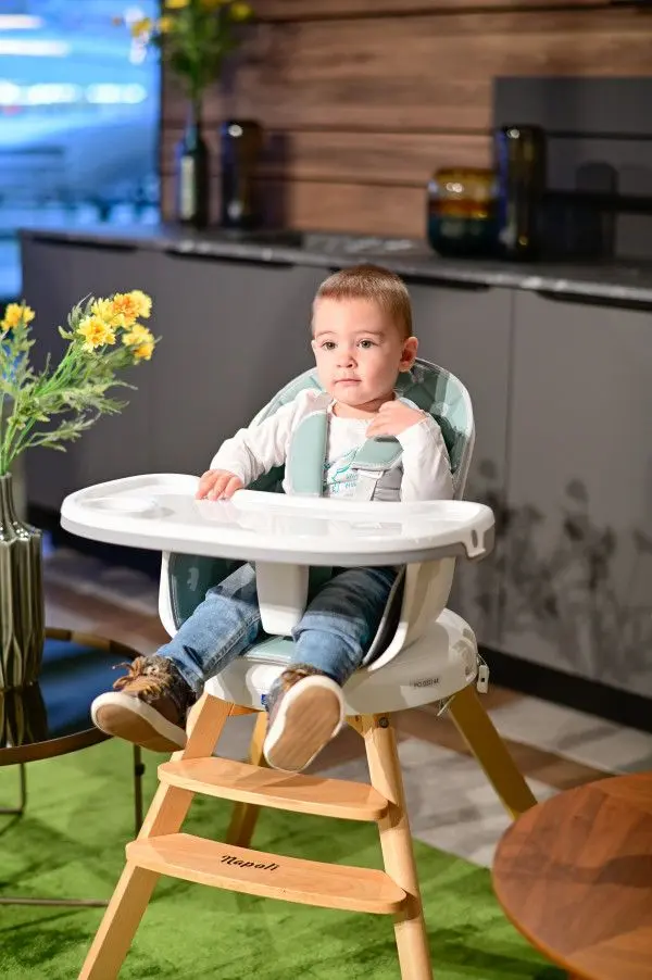 Стульчик для кормления 3в1 Bertoni (Lorelli) Napoli (Grey Candy) - 7