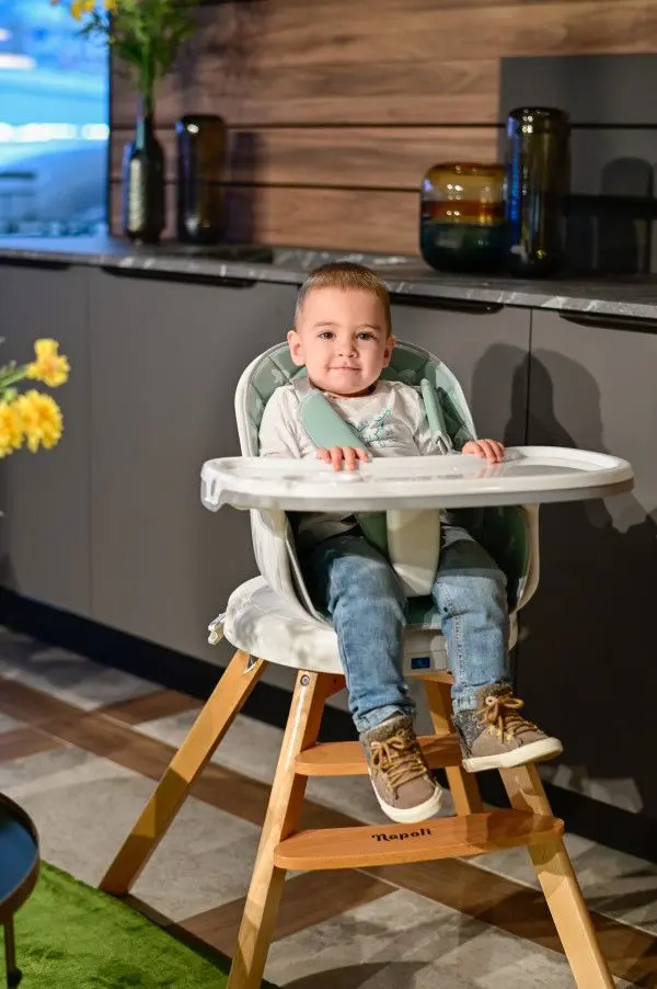 Стульчик для кормления 3в1 Bertoni (Lorelli) Napoli (Grey Candy) - 8