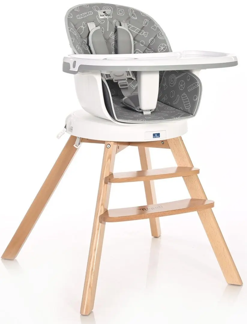 Стульчик для кормления 3в1 Bertoni (Lorelli) Napoli (Grey Candy)