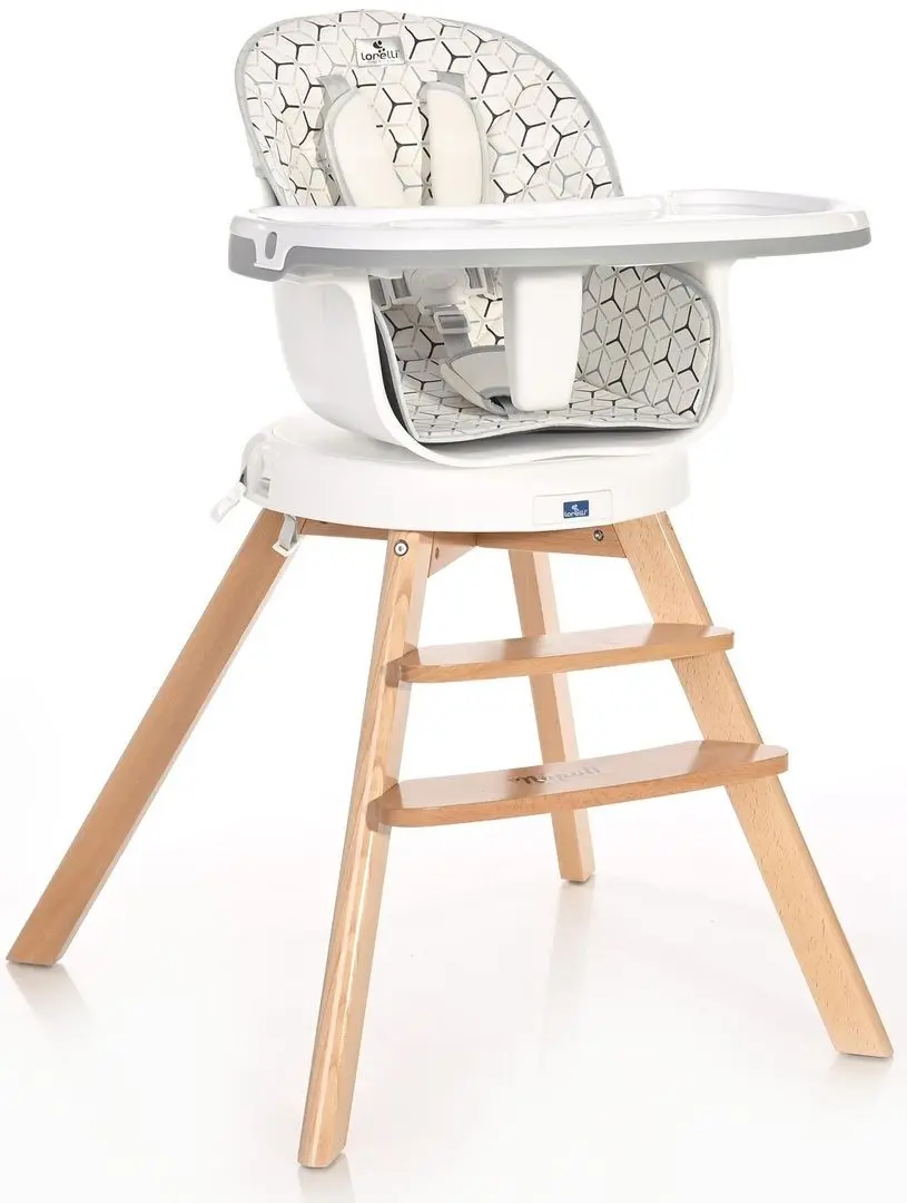 Стульчик для кормления 3в1 Bertoni (Lorelli) Napoli (Grey Hexagons)
