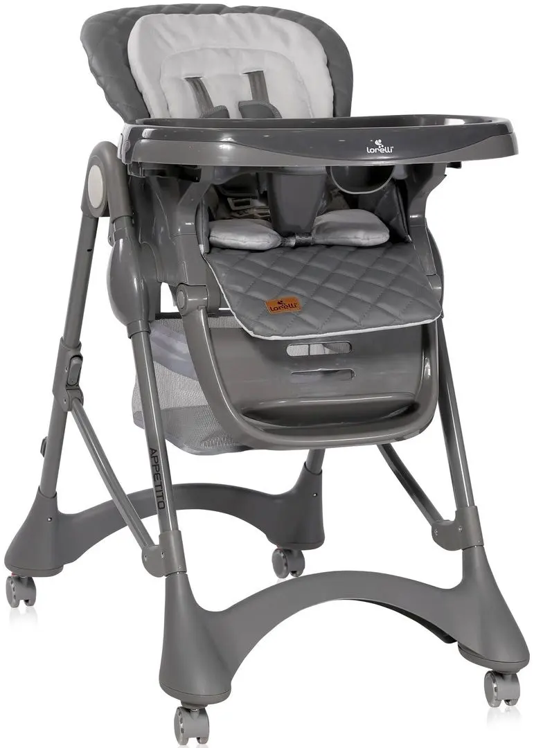Scaun pentru hranire Bertoni (Lorelli) Appetito (Grey)