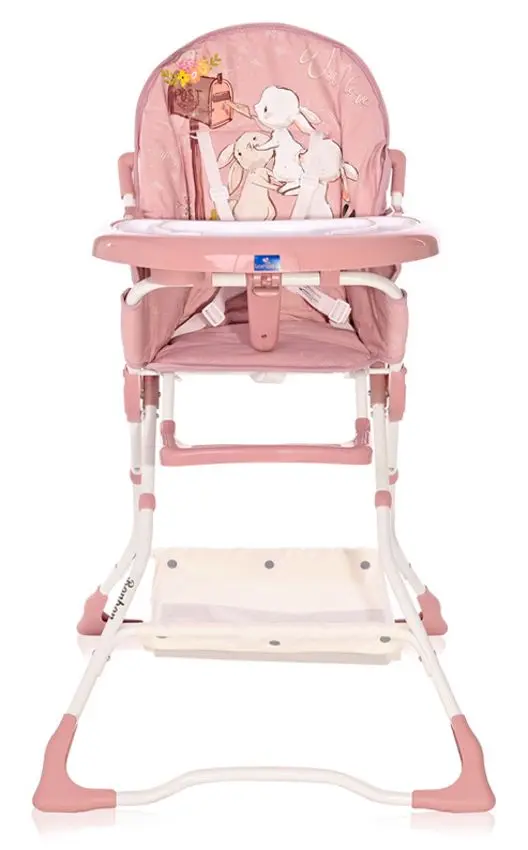 Стульчик для кормления Bertoni (Lorelli) BonBon Rabbits (Beige/Rose)