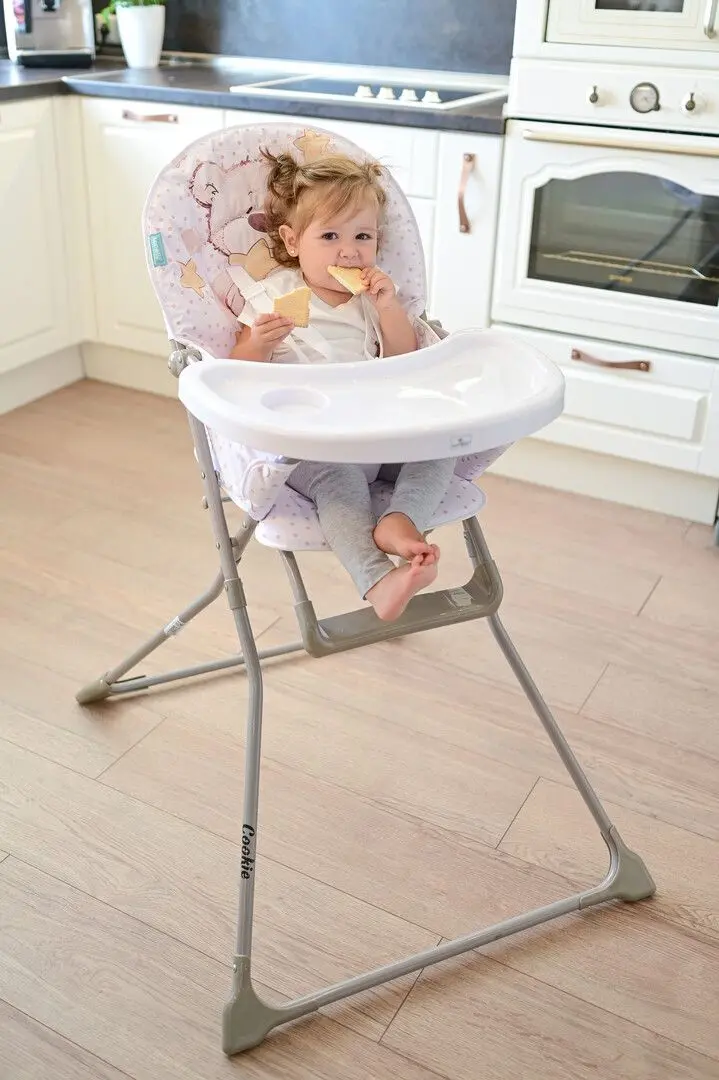 Стульчик для кормления Bertoni (Lorelli) Cookie Teddy Bear (White) - 3