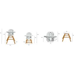 Стульчик для кормления Bertoni (Lorelli) Napoli (Blue Surf Bears) Thumb