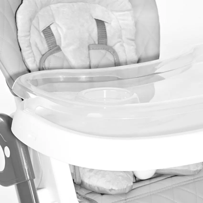 Стульчик для кормления Bertoni (Lorelli) Party (Cool Grey Leather) - 3