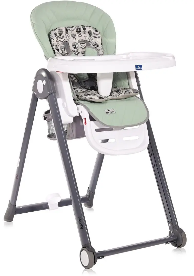 Стульчик для кормления Bertoni (Lorelli) Party (Frosty Green Leather)