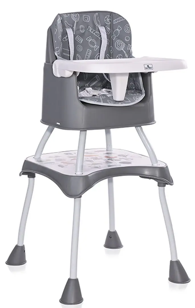 Стульчик для кормления Bertoni (Lorelli) Trick 3in1 (Grey Candy) - 2