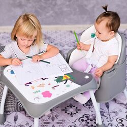 Стульчик для кормления Bertoni (Lorelli) Trick 3in1 (Grey Candy) Thumb