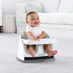 Scaun booster pentru hranire 2in1 Bright Starts Ingenuity Baby Base 10678 (Beige/White) Thumb