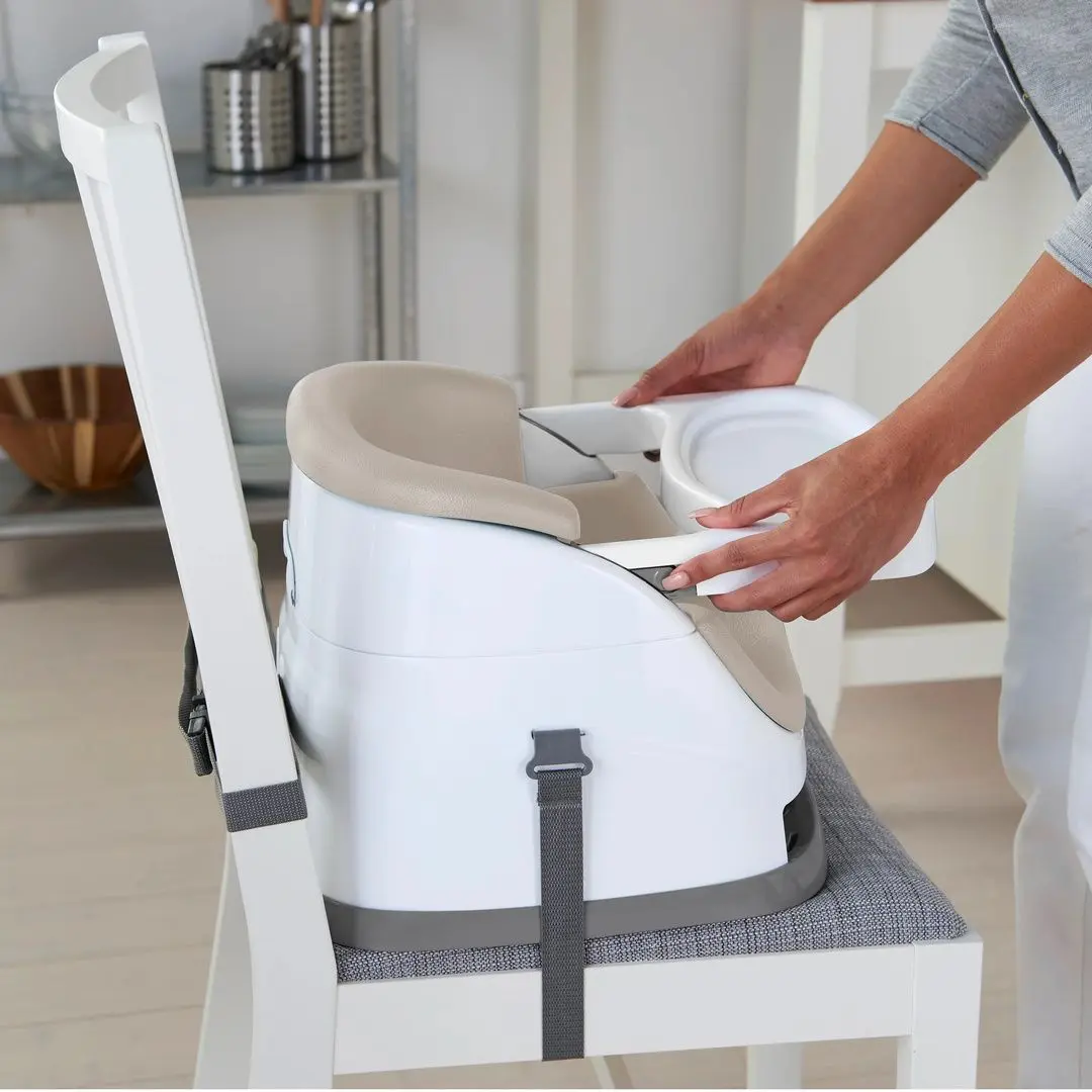 Scaun booster pentru hranire 2in1 Bright Starts Ingenuity Baby Base 10678 (Beige/White) - 6