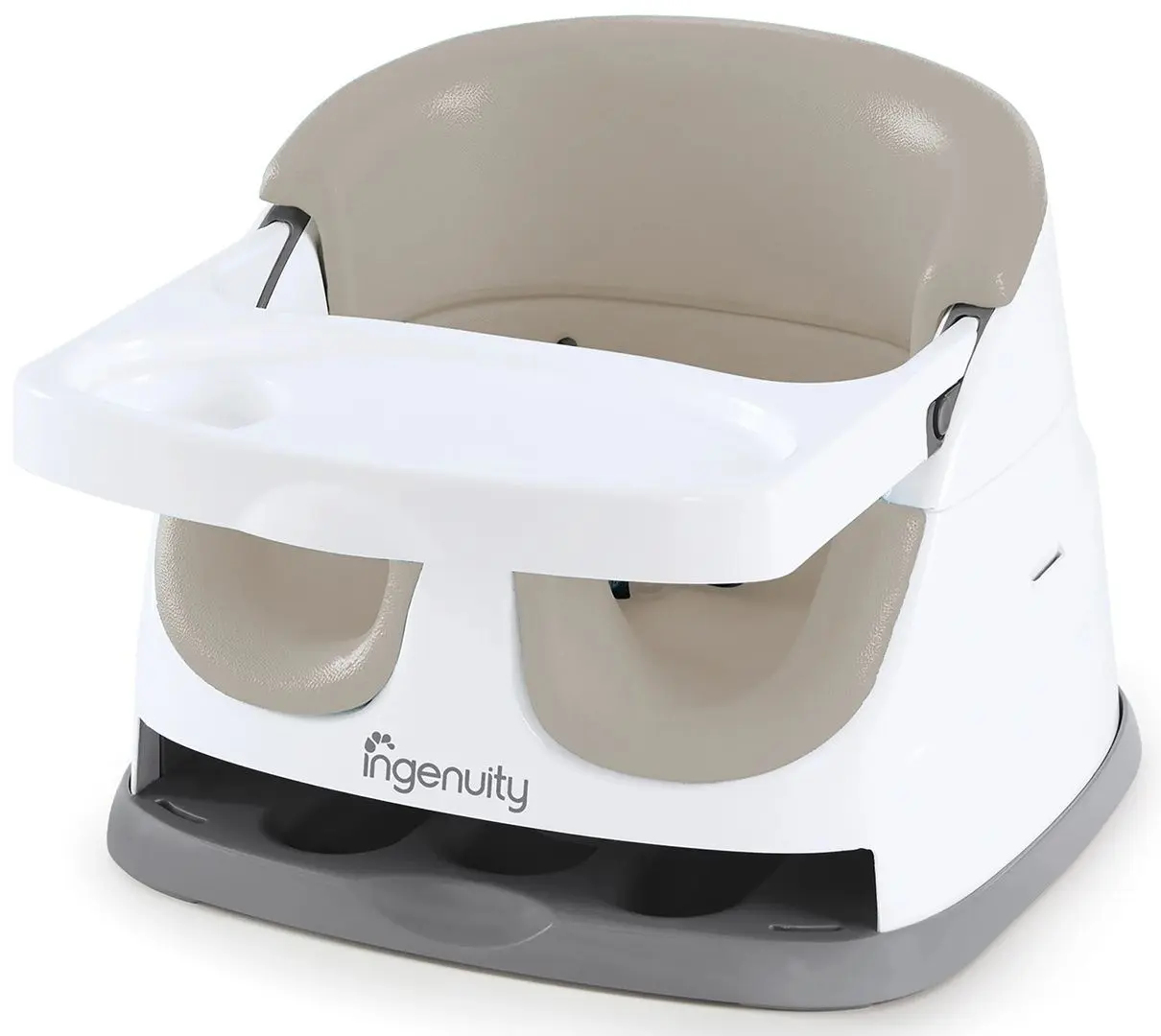 Scaun booster pentru hranire 2in1 Bright Starts Ingenuity Baby Base 10678 (Beige/White)