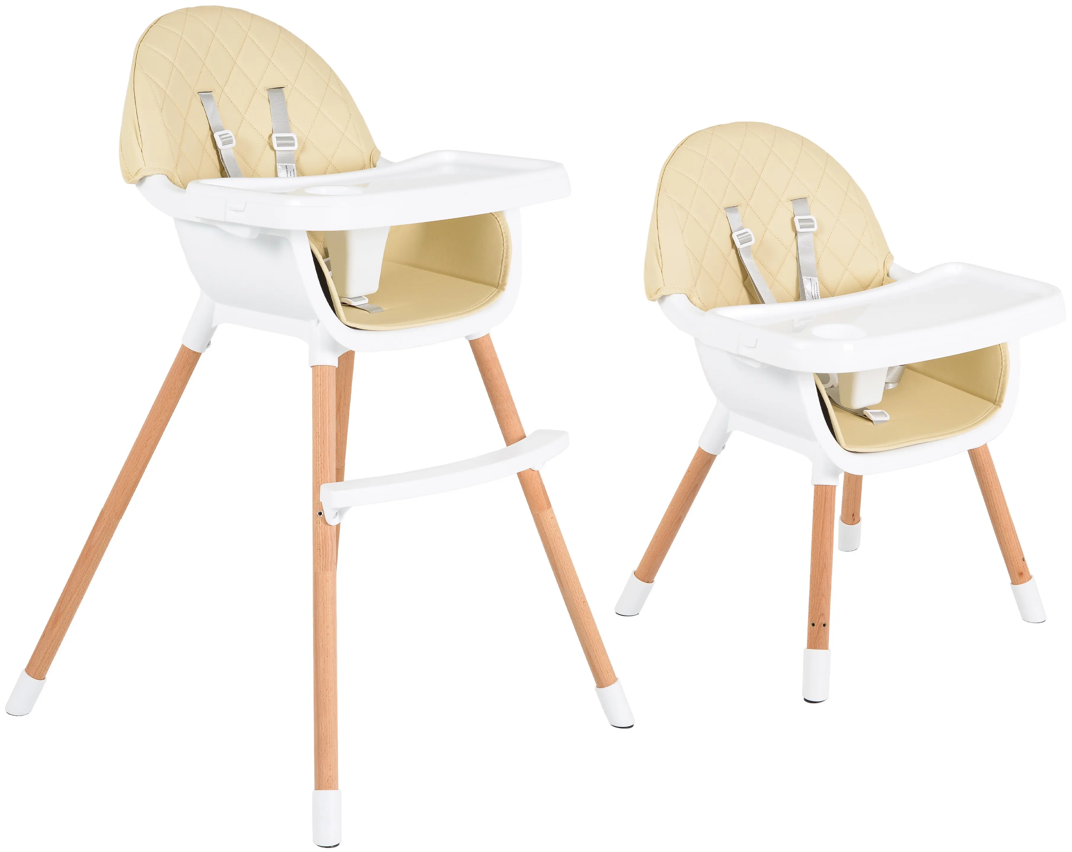 Scaun pentru hranire 2in1 Cangaroo Gelato (Beige)