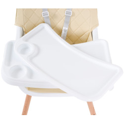 Scaun pentru hranire 2in1 Cangaroo Gelato (Beige) Thumb