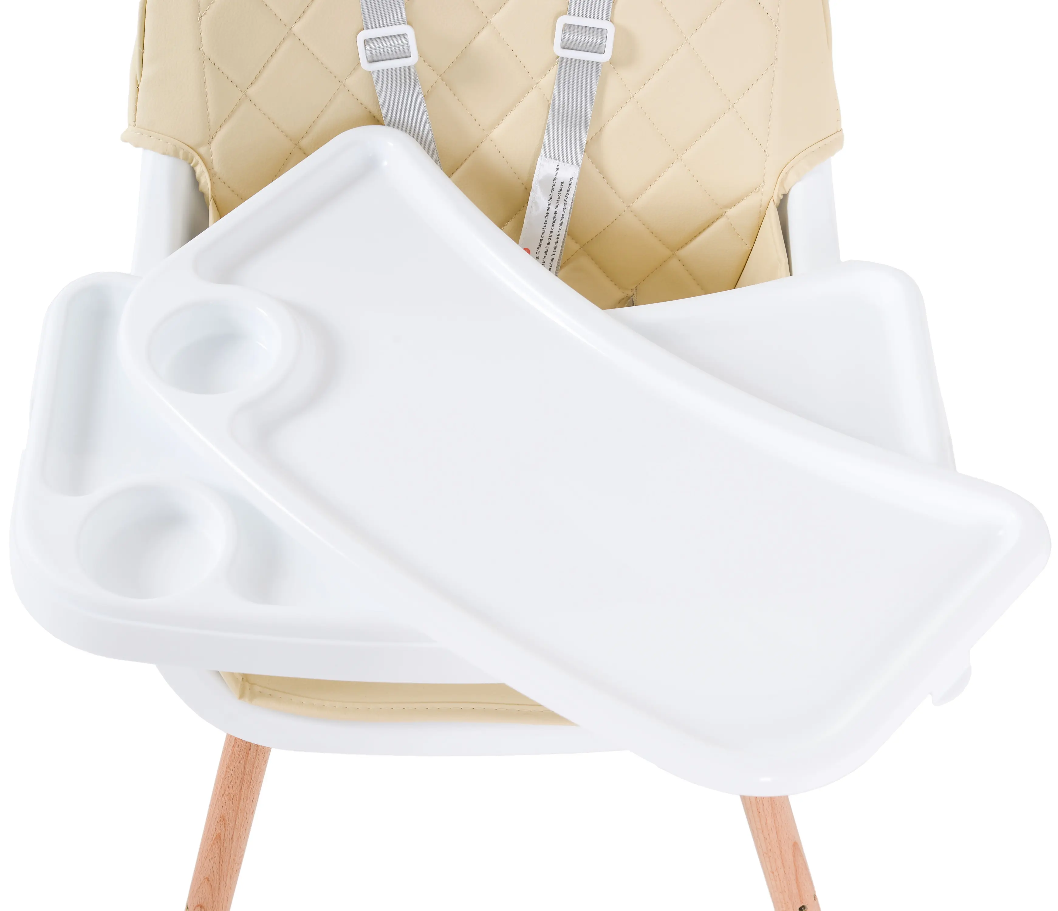 Scaun pentru hranire 2in1 Cangaroo Gelato (Beige)