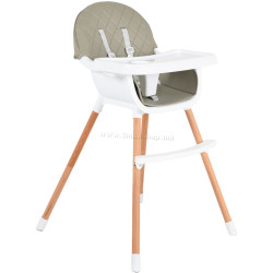 Scaun pentru hranire 2in1 Cangaroo Gelato (Grey)