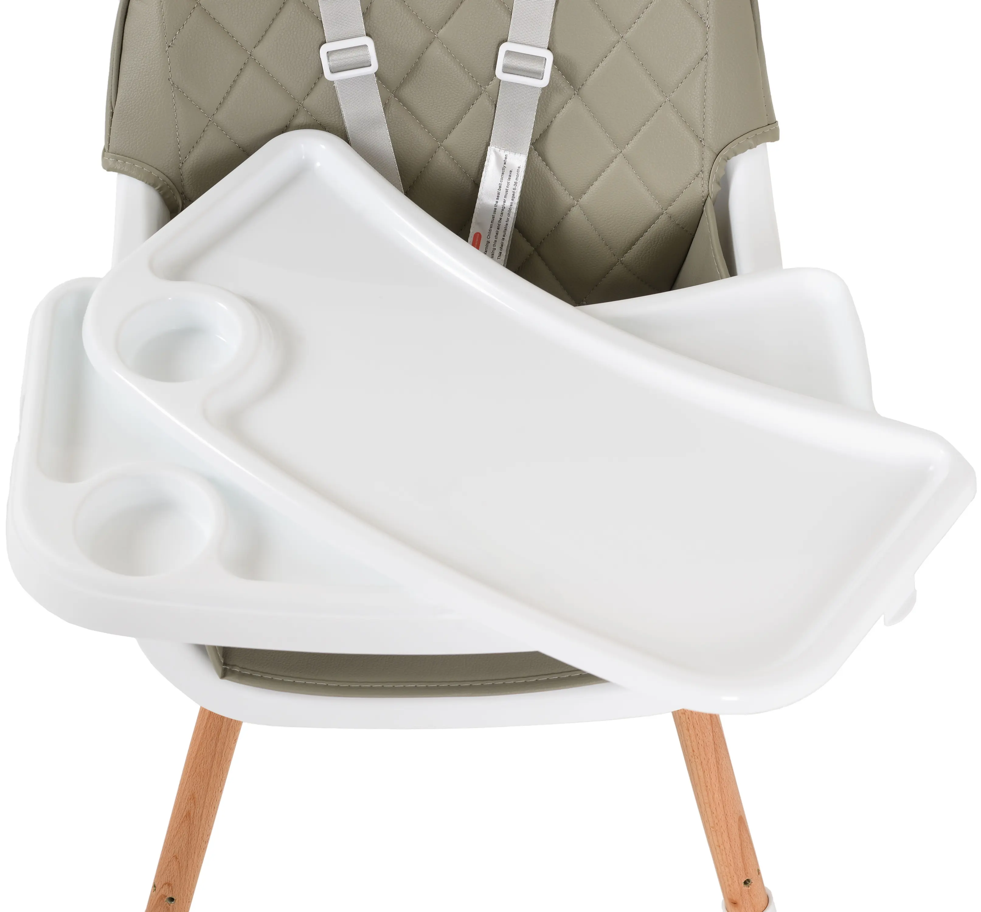 Scaun pentru hranire 2in1 Cangaroo Gelato (Grey)