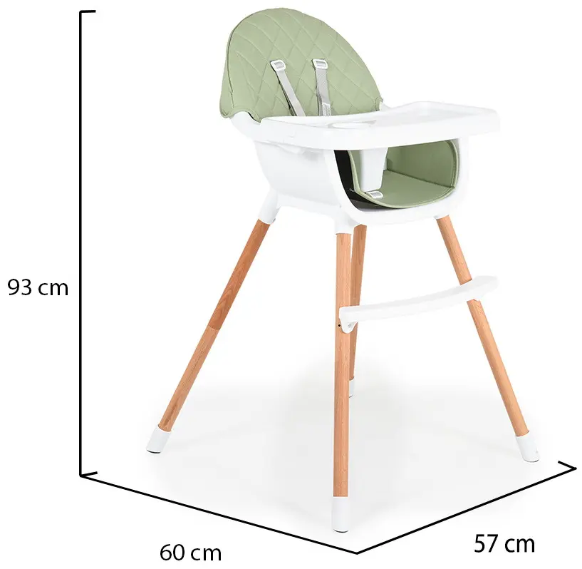 Scaun pentru hranire 2in1 Cangaroo Gelato (Mint)