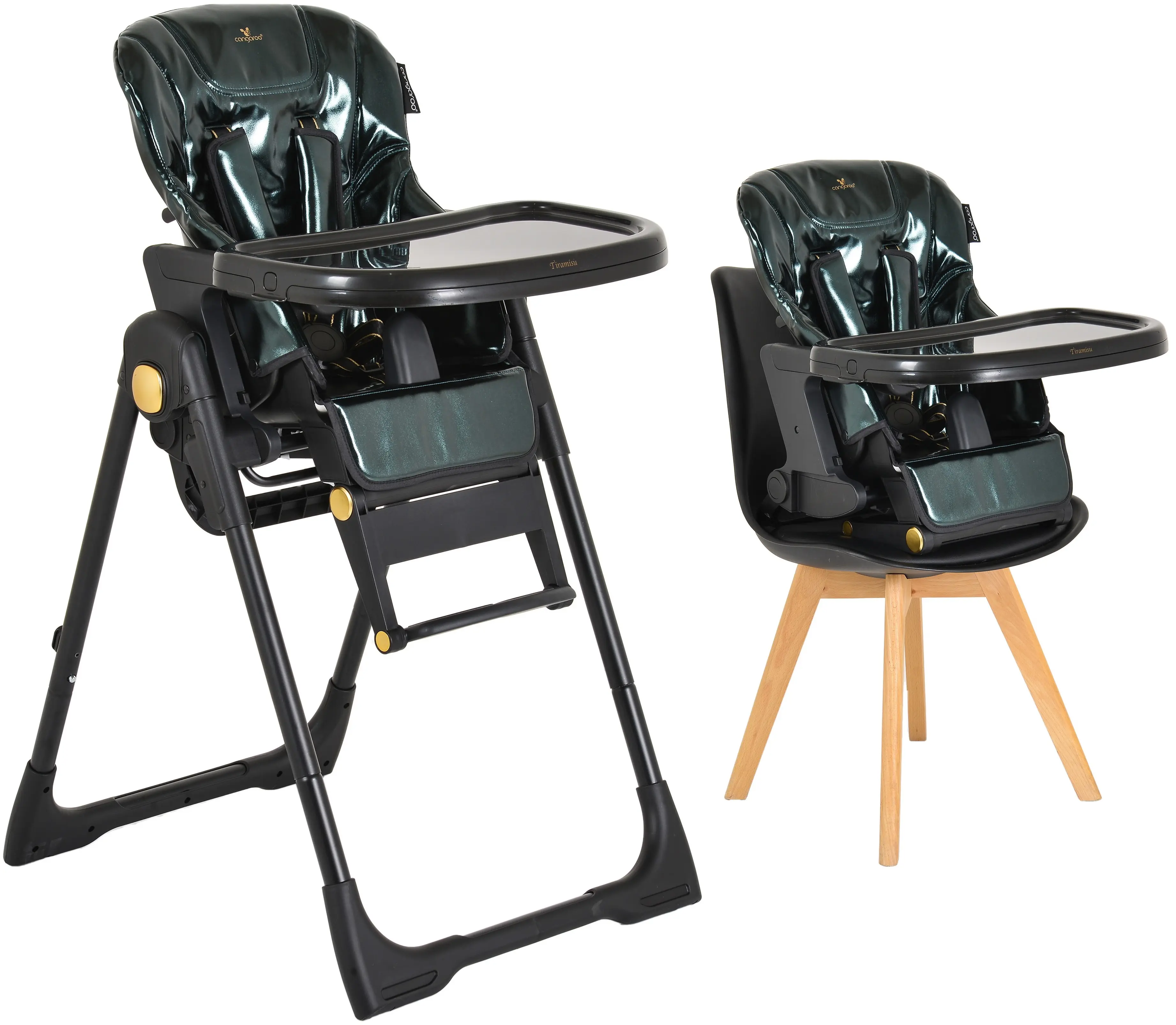 Scaun pentru hranire 2in1 Cangaroo Tiramisu (Green) - 9