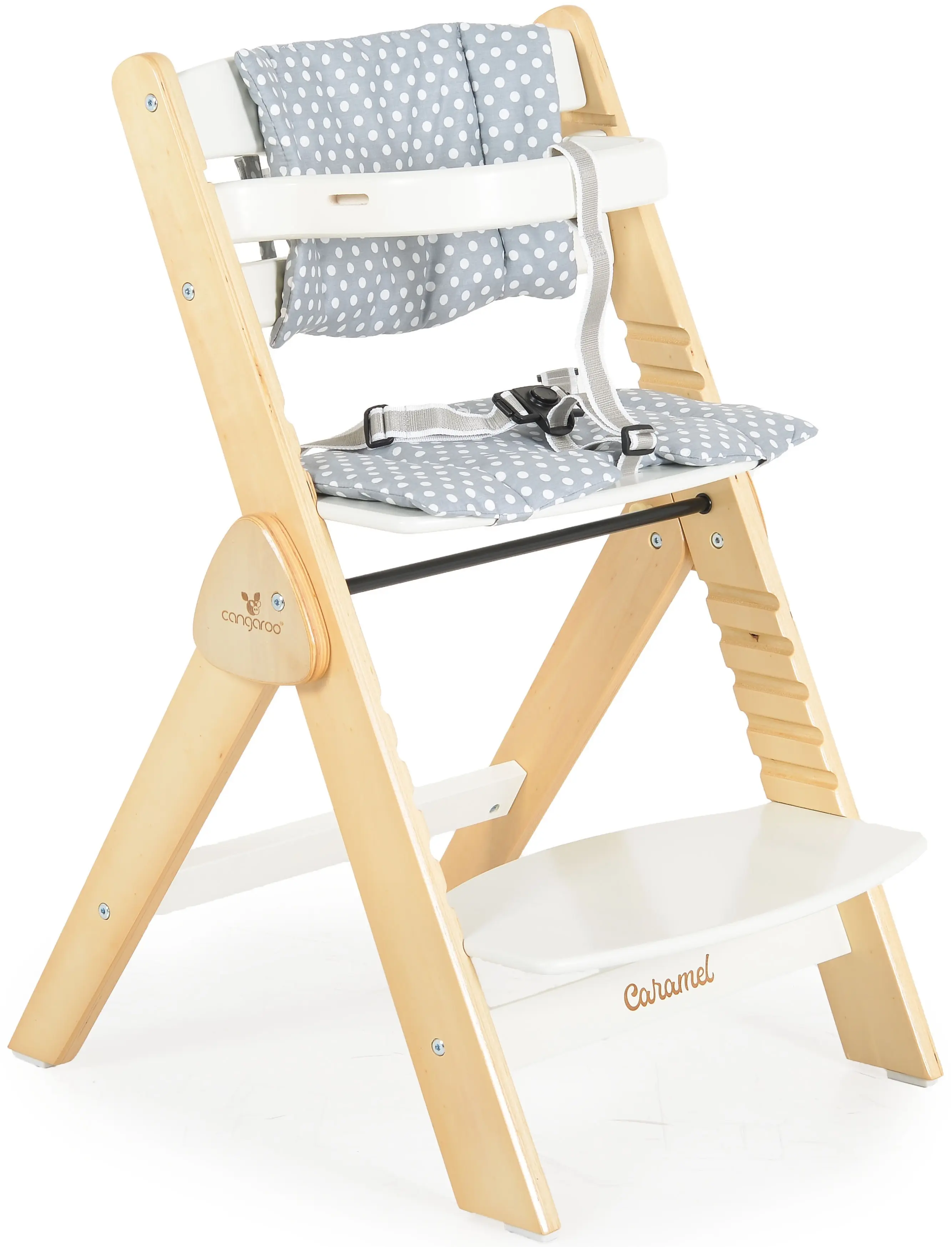 Scaun pentru hranire Cangaroo Caramel (White) - 4