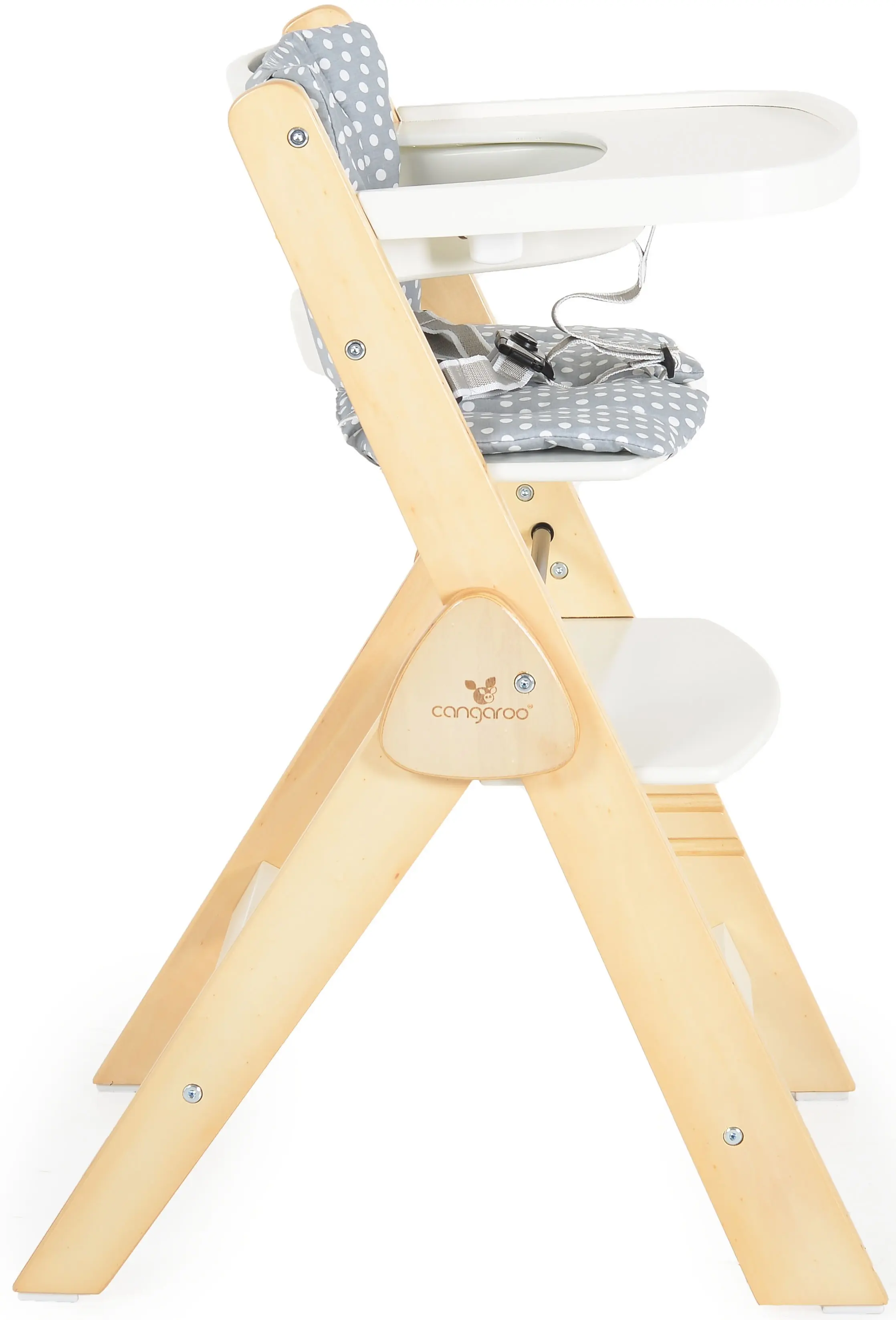 Scaun pentru hranire Cangaroo Caramel (White) - 6