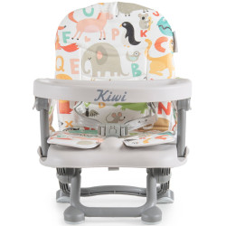 Стульчик для кормления Cangaroo Kiwi-ABC (Grey/White) Thumb