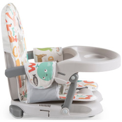 Стульчик для кормления Cangaroo Kiwi-ABC (Grey/White) Thumb