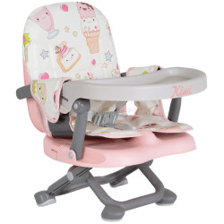 Scaun pentru hranire Cangaroo Kiwi-Cupcakes (Grey/Pink)