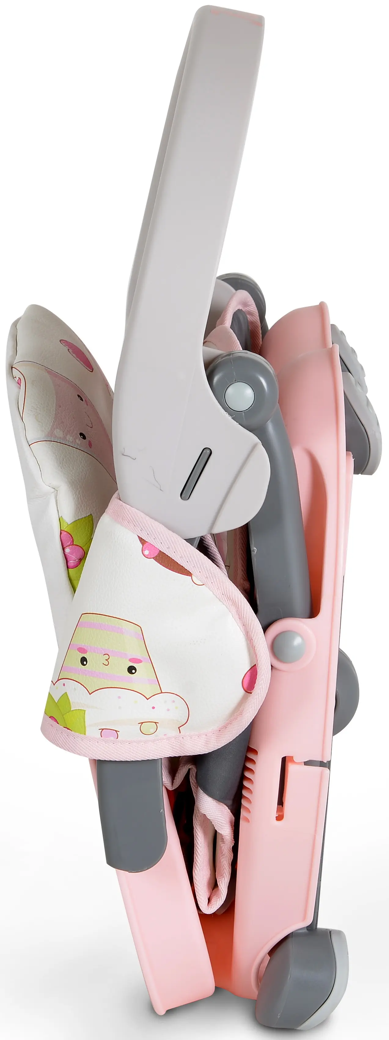 Scaun pentru hranire Cangaroo Kiwi-Cupcakes (Grey/Pink)