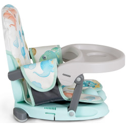 Scaun pentru hranire Cangaroo Kiwi-Dinos (Grey/Mint) Thumb