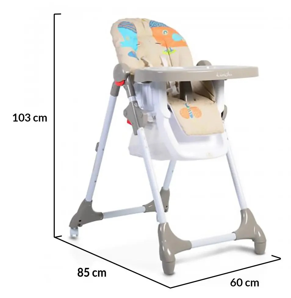 Стульчик для кормления Cangaroo Moni Kimchi (Khaki) - 5