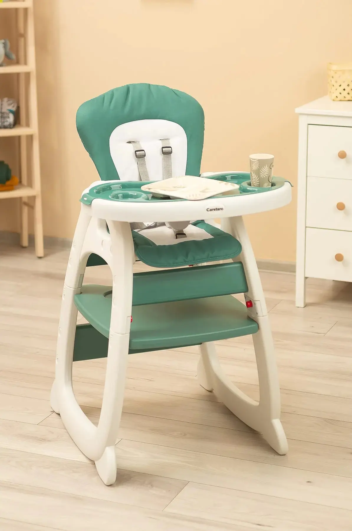 Стульчик для кормления 2в1 Caretero Homee (Green)