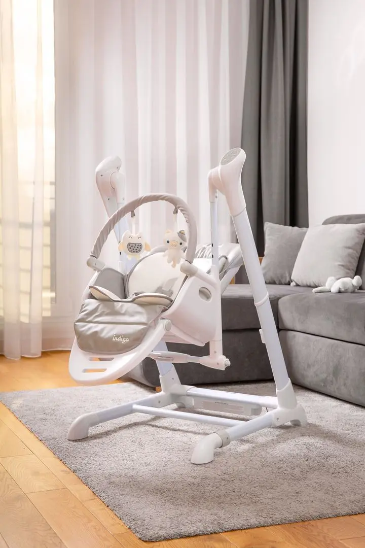 Стульчик для кормления 2в1 Caretero Indigo (Beige) - 10