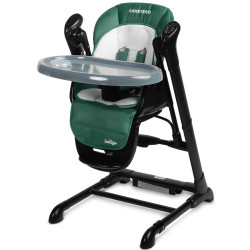 Стульчик для кормления 2в1 Caretero Indigo Black (Green) Thumb