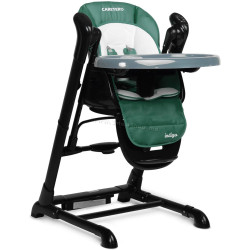 Scaun pentru hranire 2in1 Caretero Indigo Black (Green)
