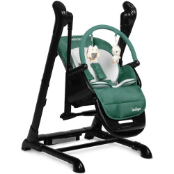 Стульчик для кормления 2в1 Caretero Indigo Black (Green) Thumb