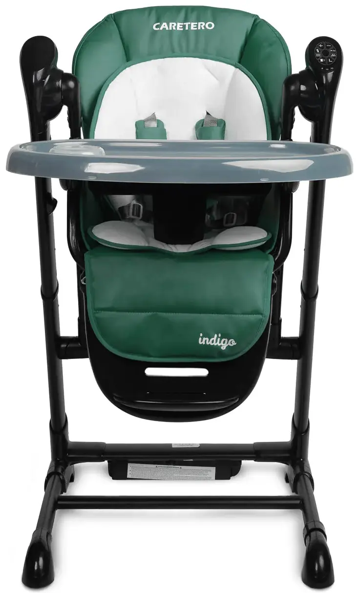 Стульчик для кормления 2в1 Caretero Indigo Black (Green) - 6