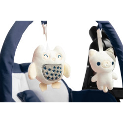 Scaun pentru hranire 2in1 Caretero Indigo Black (Navy) Thumb