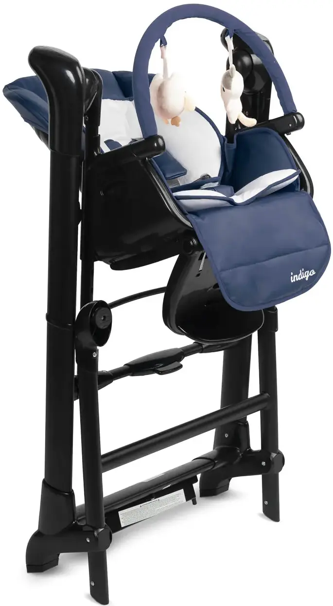 Scaun pentru hranire 2in1 Caretero Indigo Black (Navy) - 15
