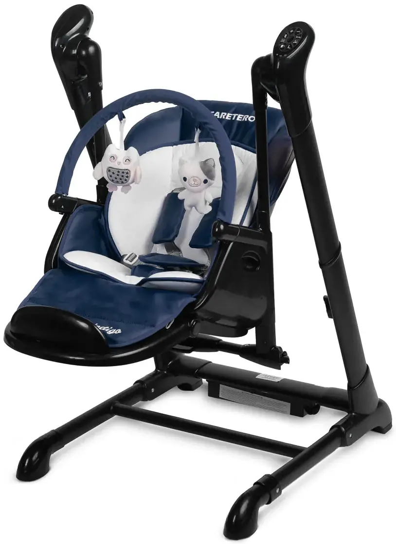 Scaun pentru hranire 2in1 Caretero Indigo Black (Navy) - 3