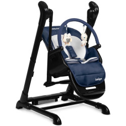 Scaun pentru hranire 2in1 Caretero Indigo Black (Navy) Thumb
